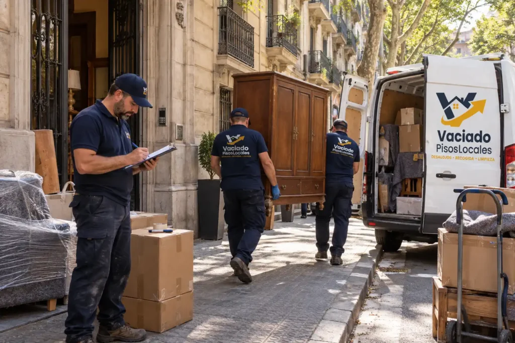 Empresa de vaciado de pisos y locales Barcelona con atención profesional y personalizada